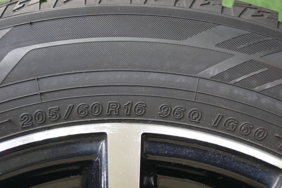 良品★SR 6.5J+48 5H114.3★90~95%山★2021年★Yokohama iG60 205/60R16 ノア ヴォクシー ステップワゴン アクセラ ビアンテ エスクァイア_画像8