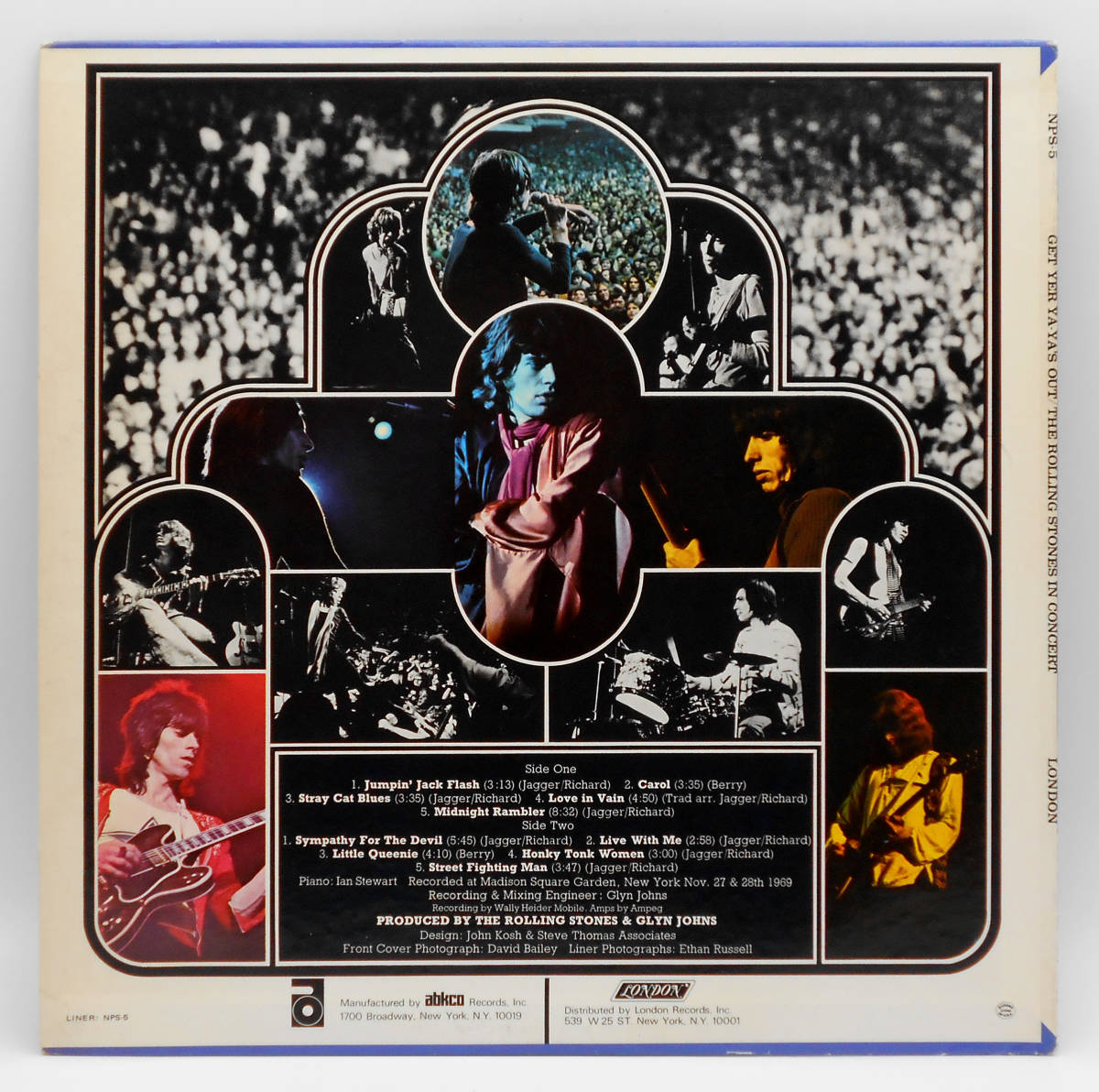 ★US ORIG LP★ROLLING STONES/Get Yer Ya-Ya's Out! 1970年 極初期1970年9月カッティング刻印 LOUD CUT盤 音圧凄 傑作ライヴ CS付_画像2