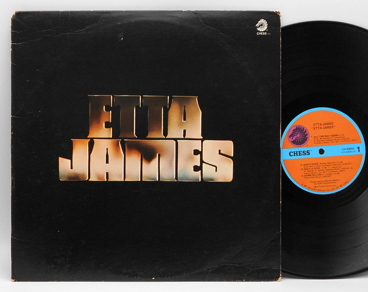 ★US ORIG LP★ETTA JAMES/Self Title 1973年 初回オレンジラベル 高音圧 FUNKY SOUL～RARE GROOVE 傑作 IDJUT BOYS MIX CD収録_画像1