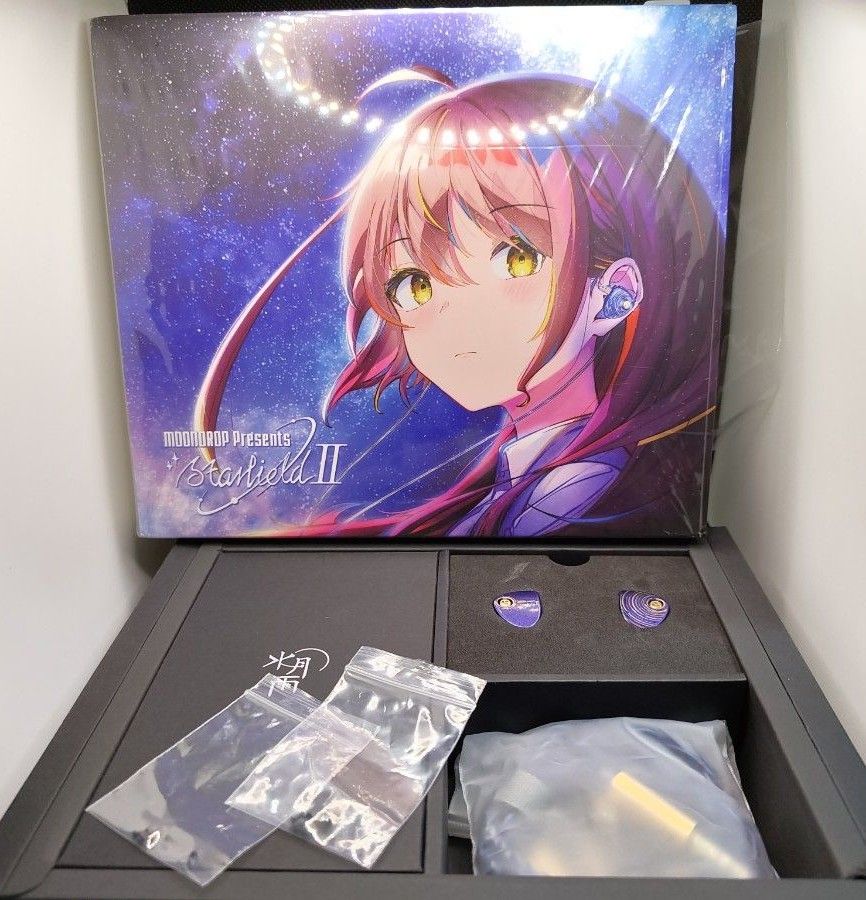 水月雨 (MOONDROP) Starfield 2 有線イヤホン カナル型 2pinリケーブル対応 3.5mm 3極