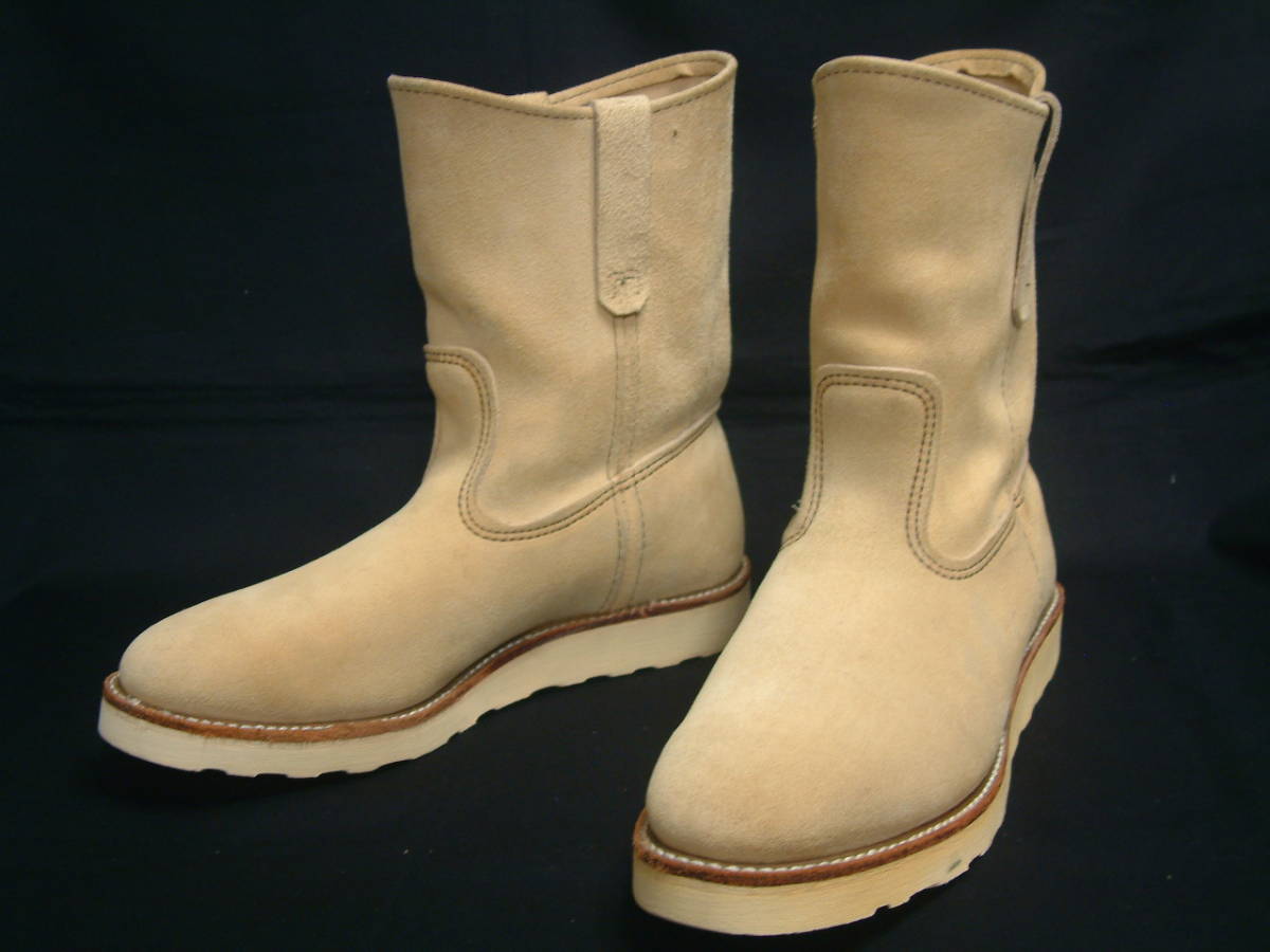 ●SECOND FACTORY品 8E 8168 廃盤 PECOS Red Wing Shoes HAWTHORNE “ABILENE” ROUGHOUT レッドウイング スエード ペコス April 2007