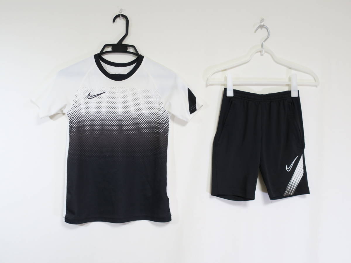  Nike NIKE тренировка одежда p Ractis рубашка брюки верх и низ в комплекте Junior S 130-140cm ребенок Kids 