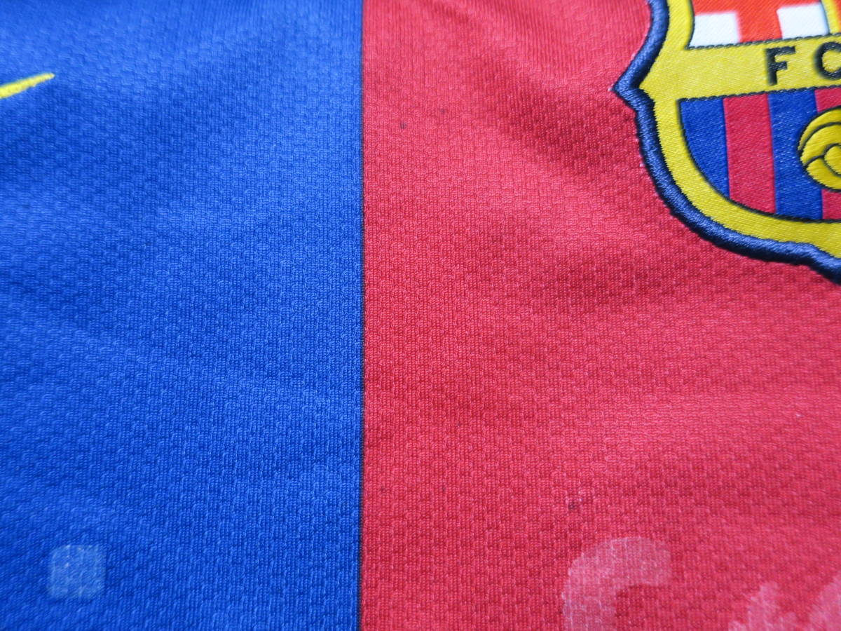 バルセロナ 08-09 ホーム ユニフォーム ジュニアS 130-140cm ナイキ NIKE 送料無料 Barcelona キッズ サッカー シャツ_画像5