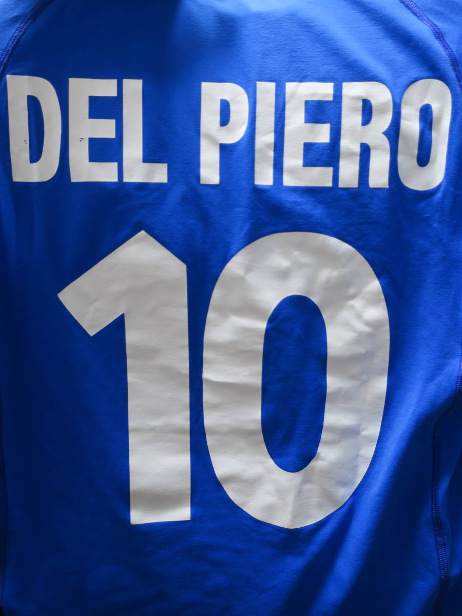 イタリア 代表 #10 DEL PIERO デルピエロ 2000 ホーム ユニフォーム カッパ KAPPA ITALY ITALIA サッカー シャツの画像8