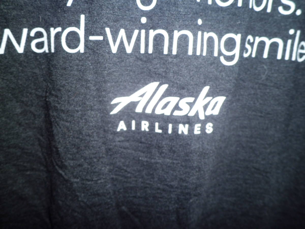 アメカジ 長Tシャツ アラスカ航空会社の画像4