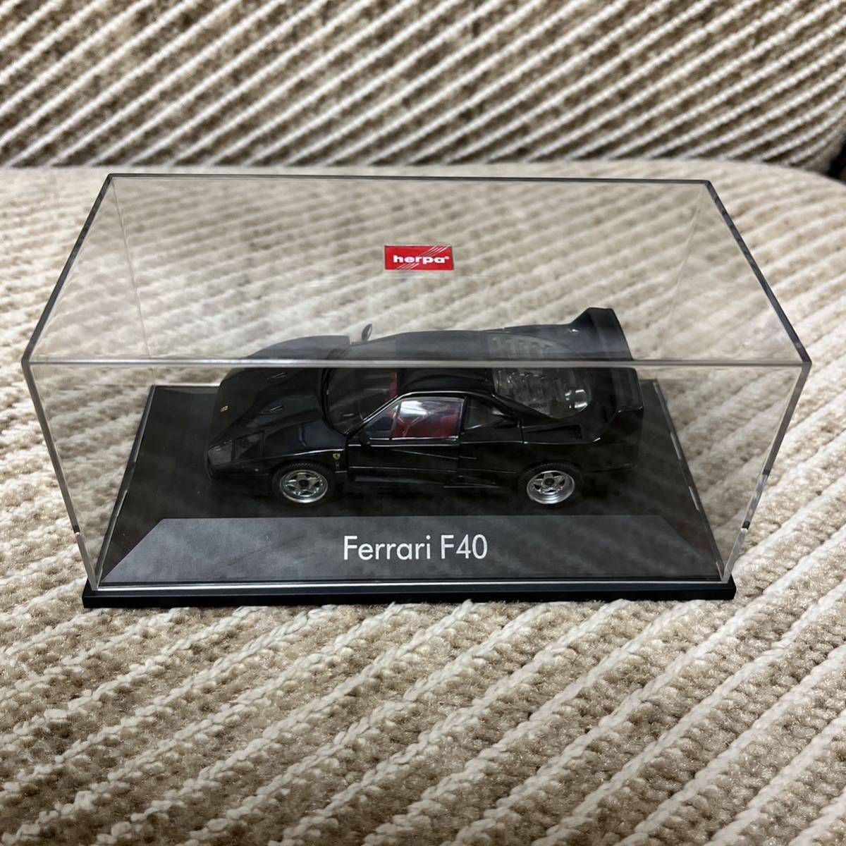  распроданный товар Herpa 1/43 Ferrari F40( черный ) каждая часть открытие и закрытие точный модель машина 