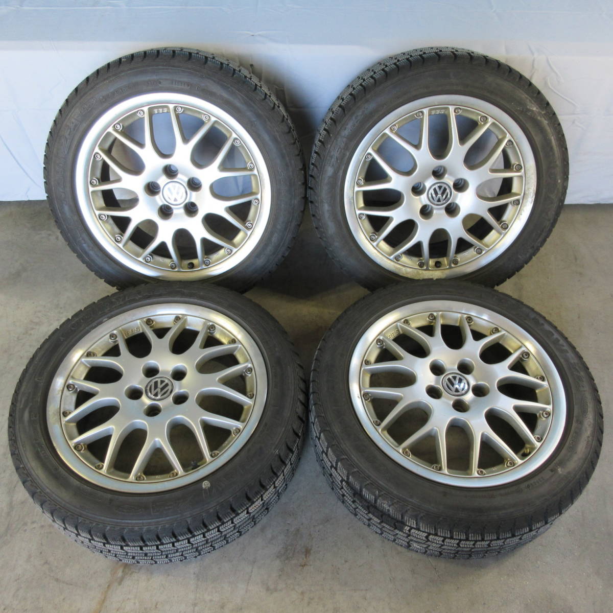 Volkswagen VW フォルクスワーゲン BBS ＲＳ７７１ オプション アルミホイール 16インチ 5穴 PCD100 ６．５Ｊ ４２ 中古の画像1