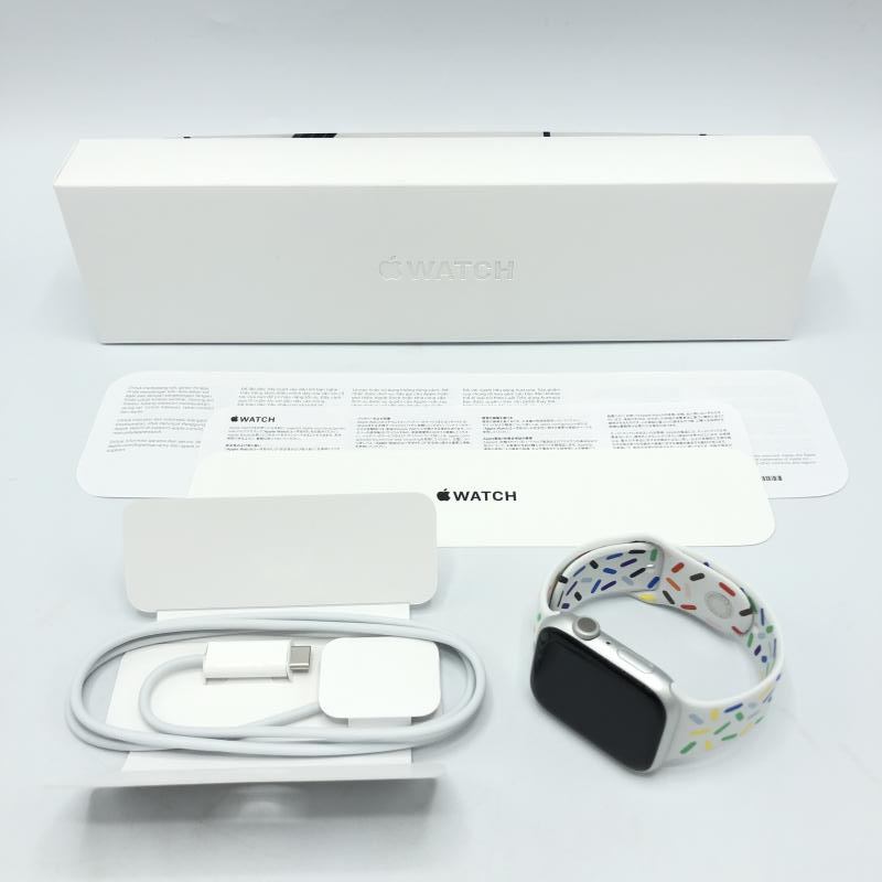 店舗良い Watch 【中古】Apple Series GPS/シルバー[240006494397] 45mm 8 スマートウォッチ本体