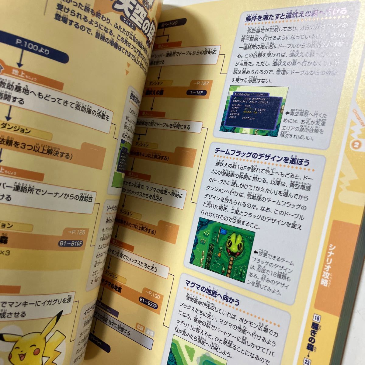 ☆本ゲーム「帯あり NDS GBA ポケモン不思議のダンジョン 青と赤の救助隊公式ガイドブック 」攻略本任天堂 ゲームボーイアドバンス 勝_画像6