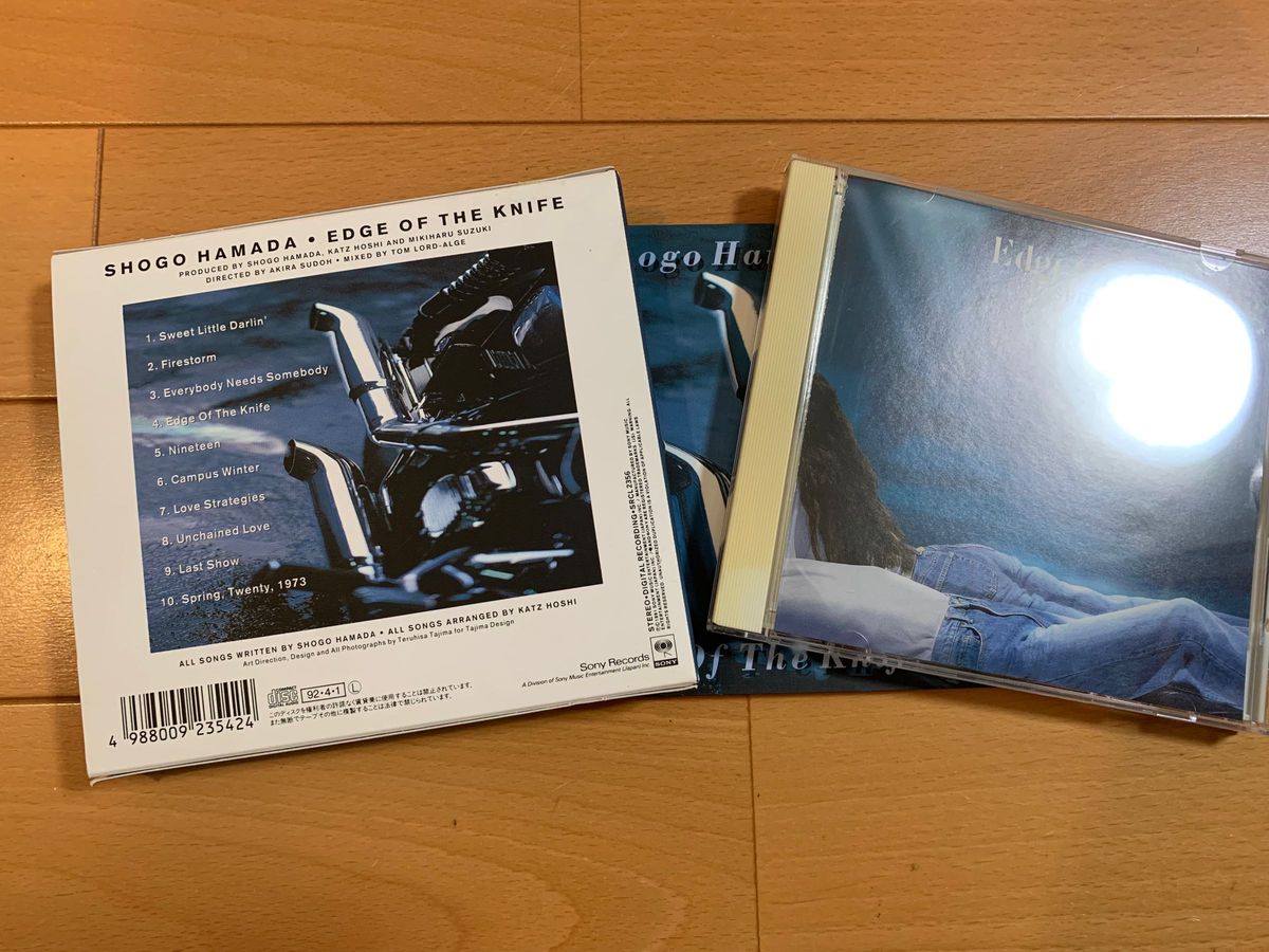 CD 浜田省吾　Edge of the knife 初回特典付き