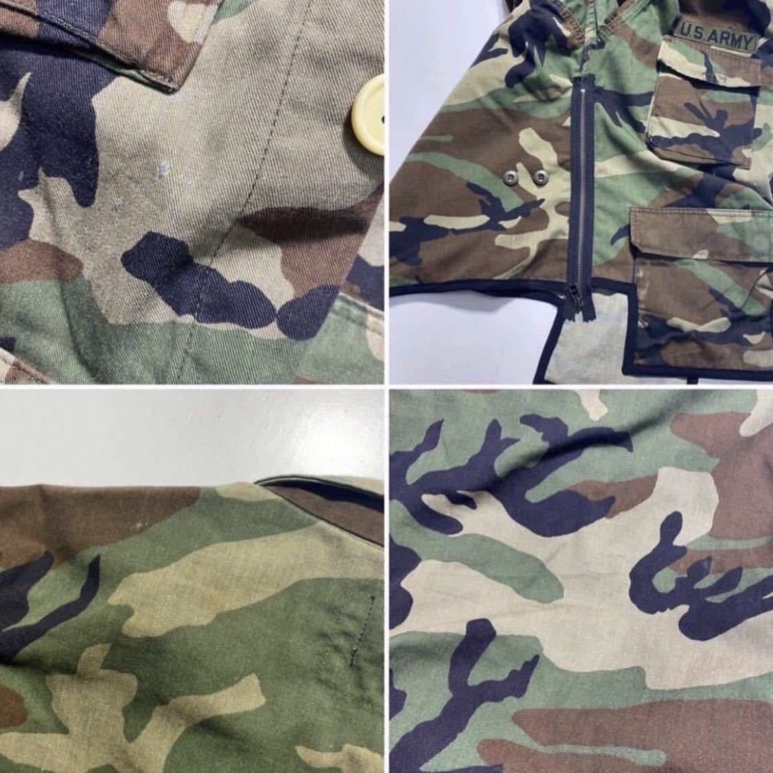 【one size】SEASONING yuumi ARIA SHIRT CAMO シーズニング ユウミアリア コラボ シャツ カモ U.S.ARMY ミリタリー (SE18S-YSH01) Y679_画像6