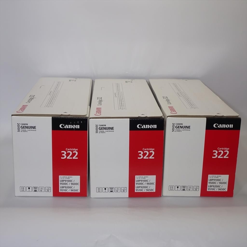 *3 color original Canon CANON toner cartridge 322 CRG-322 Cyan magenta yellow [ free shipping ]NO.4326