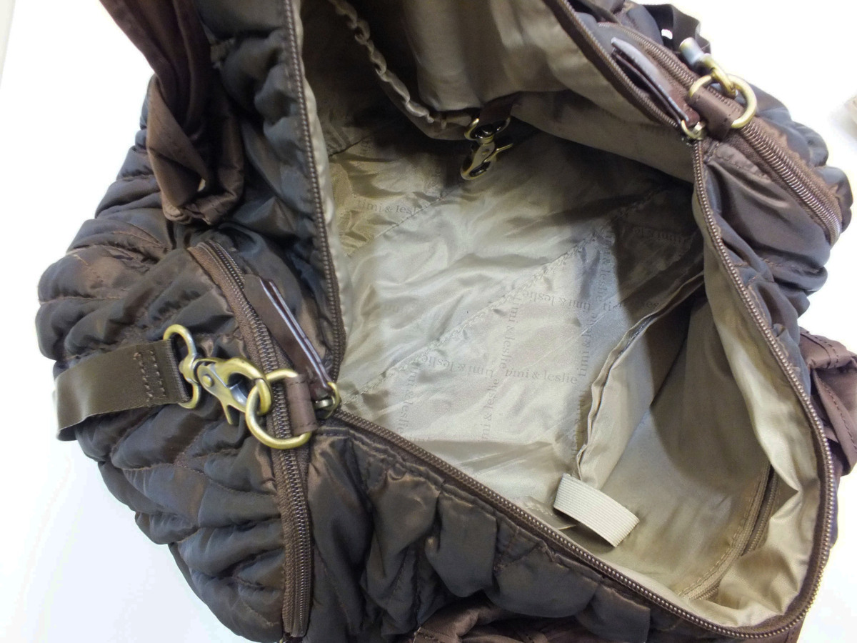 timi & leslietimi& отсутствует Lee 2way "мамина сумка" сумка на плечо сумка / коляска ремешок др. есть оттенок коричневого карман много 331