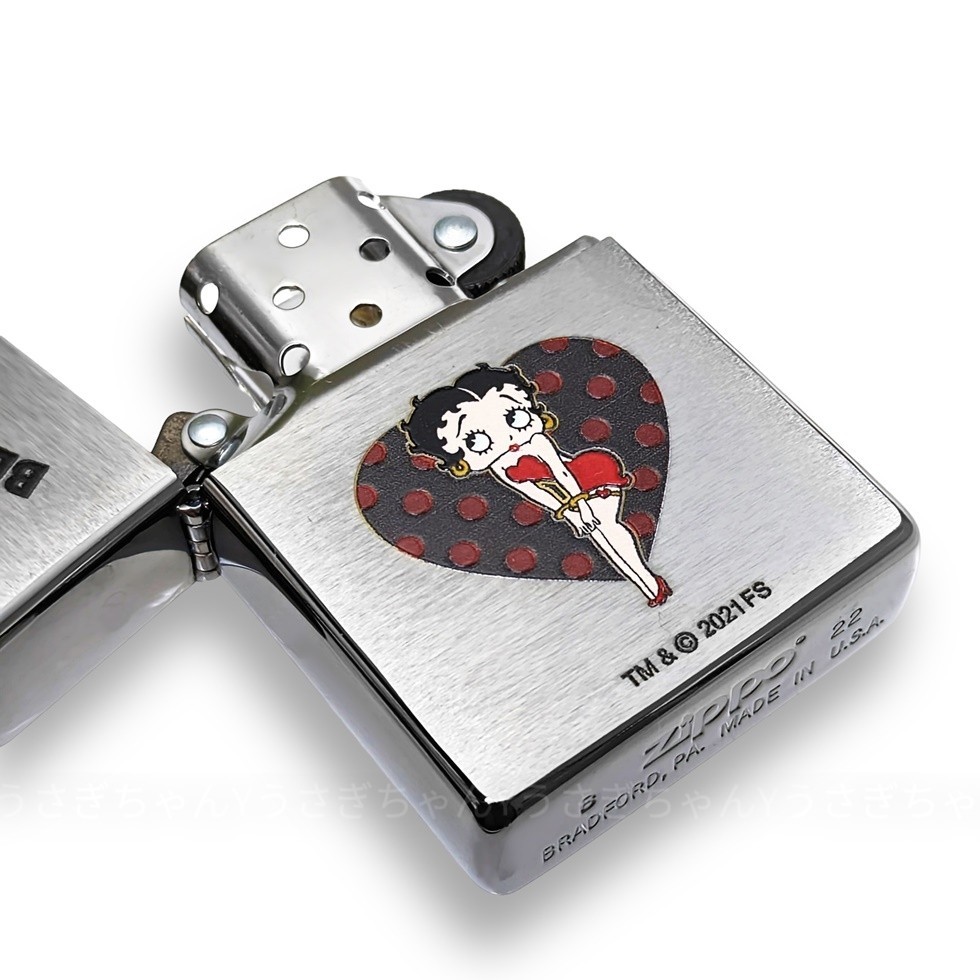 zippo★ベティちゃん★ハート★オールド アメリカン★ジッポ ライター