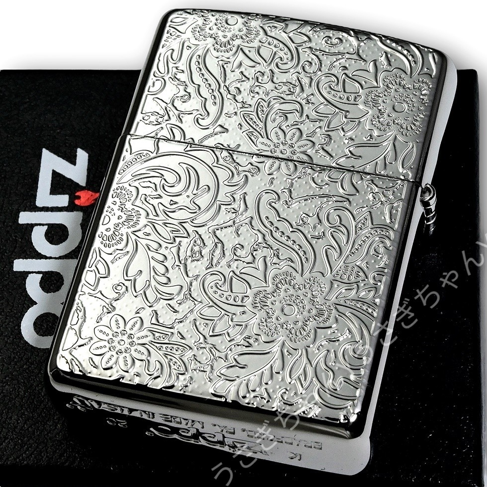 zippo☆アーマー☆両面☆モザイクシェル☆フローラル☆ジッポ ライター_画像2