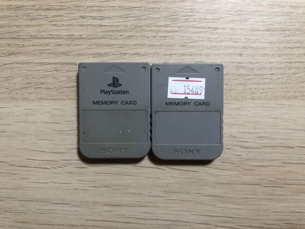 PS1 周辺機器 メモリーカード 2個 セット【管理 15489】【B】の画像1