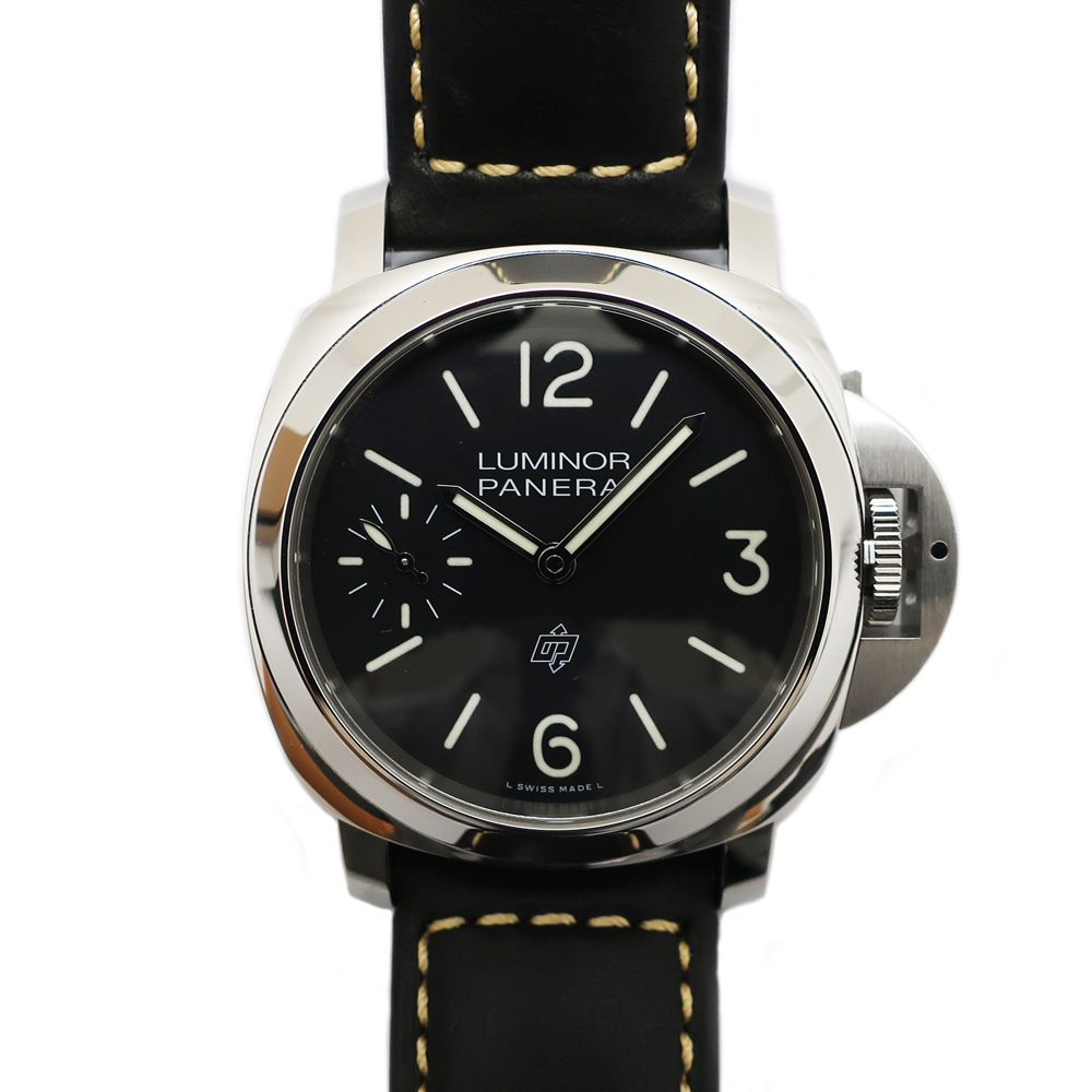 【天白】パネライ ルミノール ロゴ PAM01084 44mm ブラック 手巻 23年 新品 メンズ 腕時計