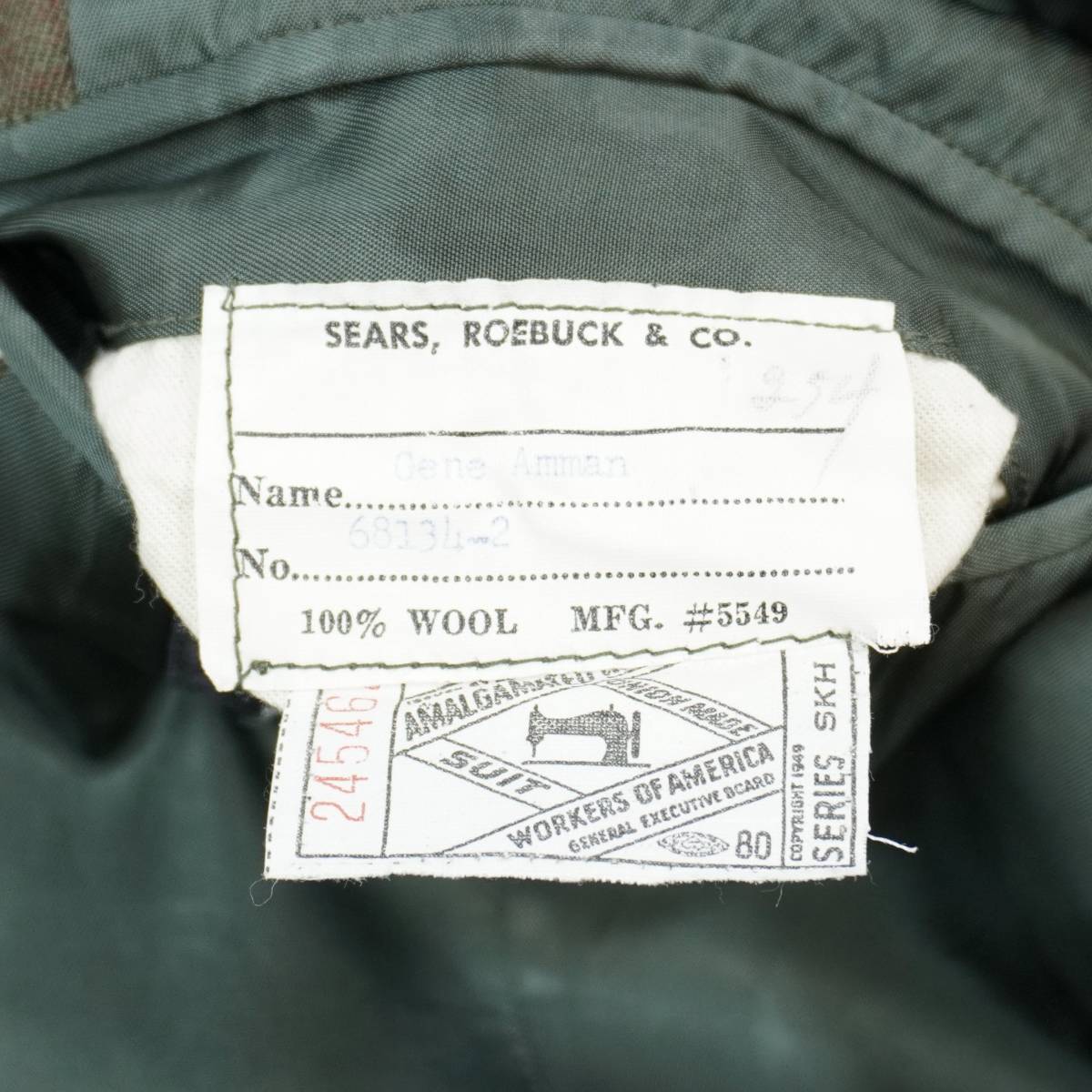 Sears UNIFORM Tailored Jacket 1950s 304168 Vintage UNION Sears UNIFORM Tailored Jacket 1950s 304168 Vintage UNION