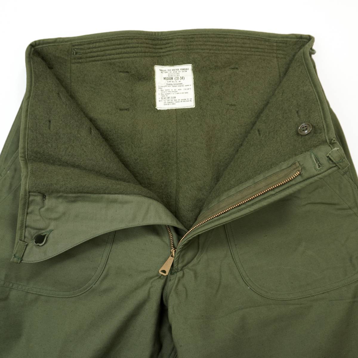 US NAVY A-2 DECK TROUSERS 1978s Deadstock MEDIUM③ Vintage アメリカ海軍 デッキパンツ 1970年代 デッドストック ヴィンテージ_画像6