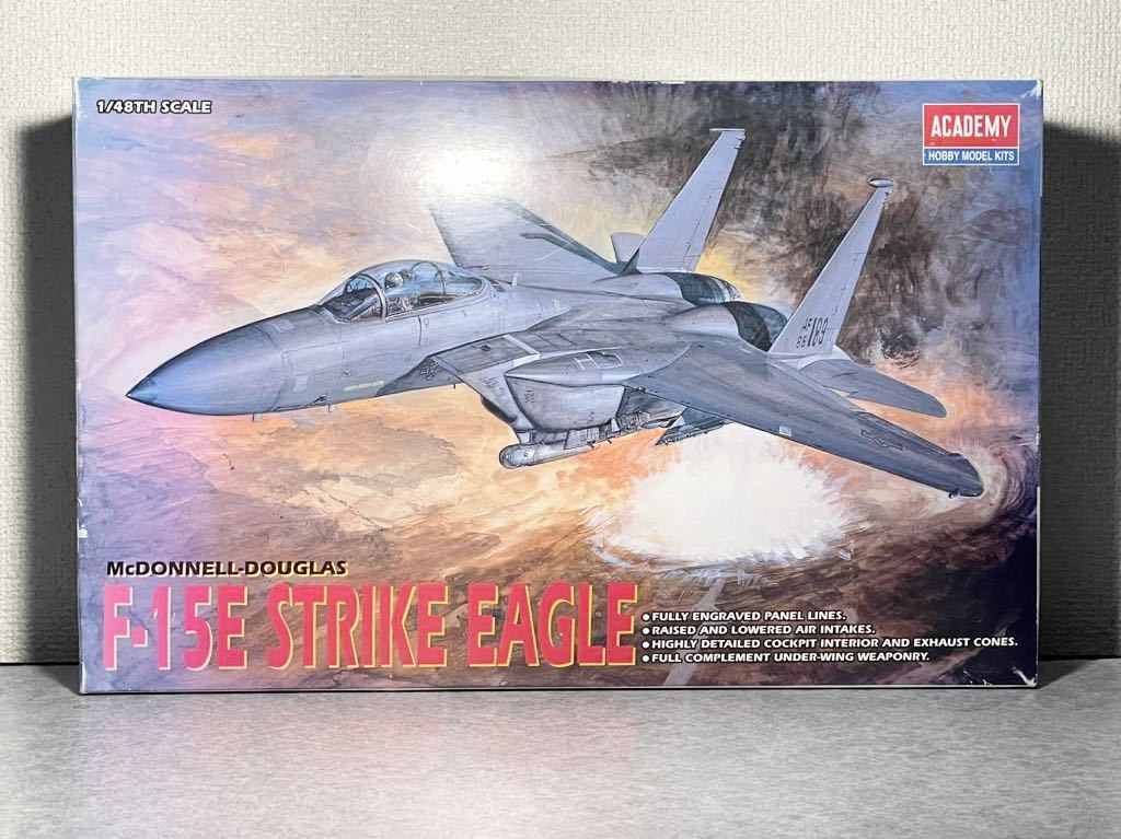 ACADEMY red temi-1/48 F-15E STRIKE EAGLE -F-15E Strike Eagle 1687 plastic model 