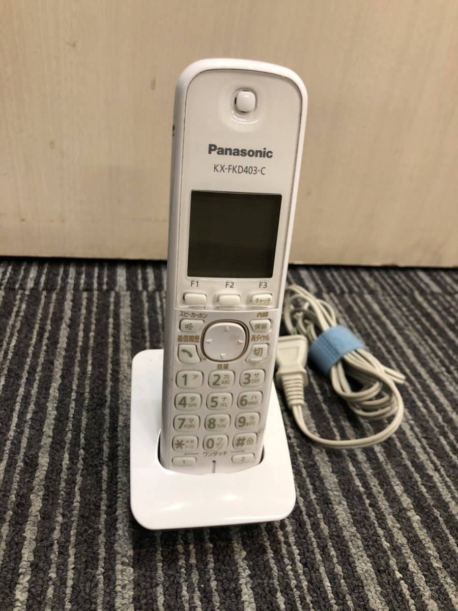 Panasonic パナソニック パーソナルファックス ホワイト 電話 KX-PD303-w 子機 親機 FAX 家庭用 電話機能のみ Fの画像7