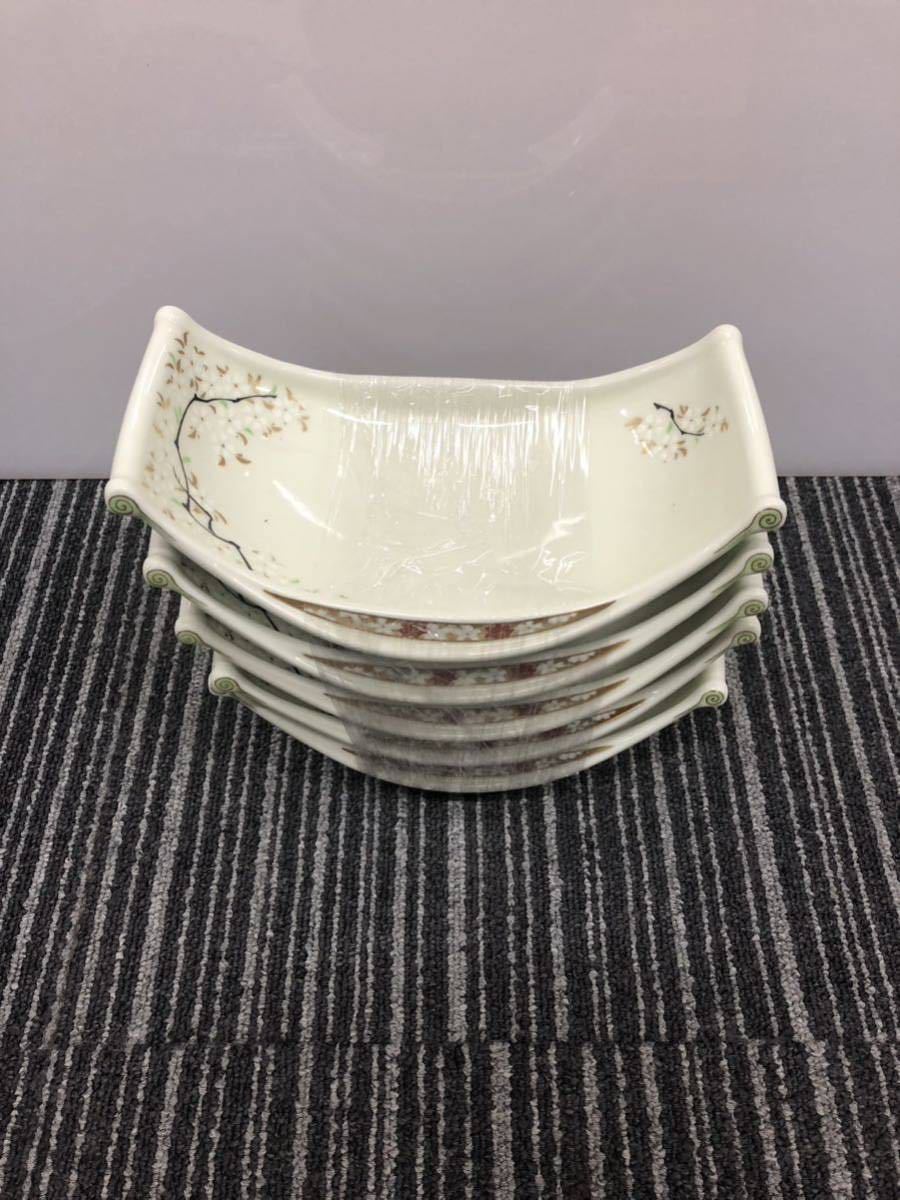お皿　食器　皿　和食器 厨房用品　焼物皿 陶器角皿 白　和食　F ③_画像3