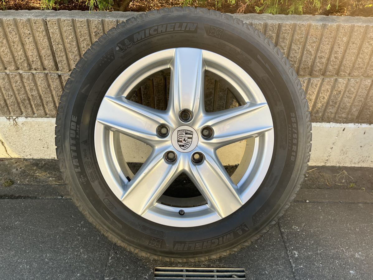 【中古・純正】ポルシェ 958 カイエン 18インチ 8J +53 PCD130 ミシュラン 255/55R18 アウディ Q7 VW 4L トゥアレグ RD456_画像9