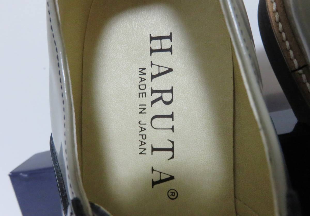 送料無料 定価1.7万 新品 HARUTA サドルシューズ 25 メンズ 日本製 ハルタ_画像4