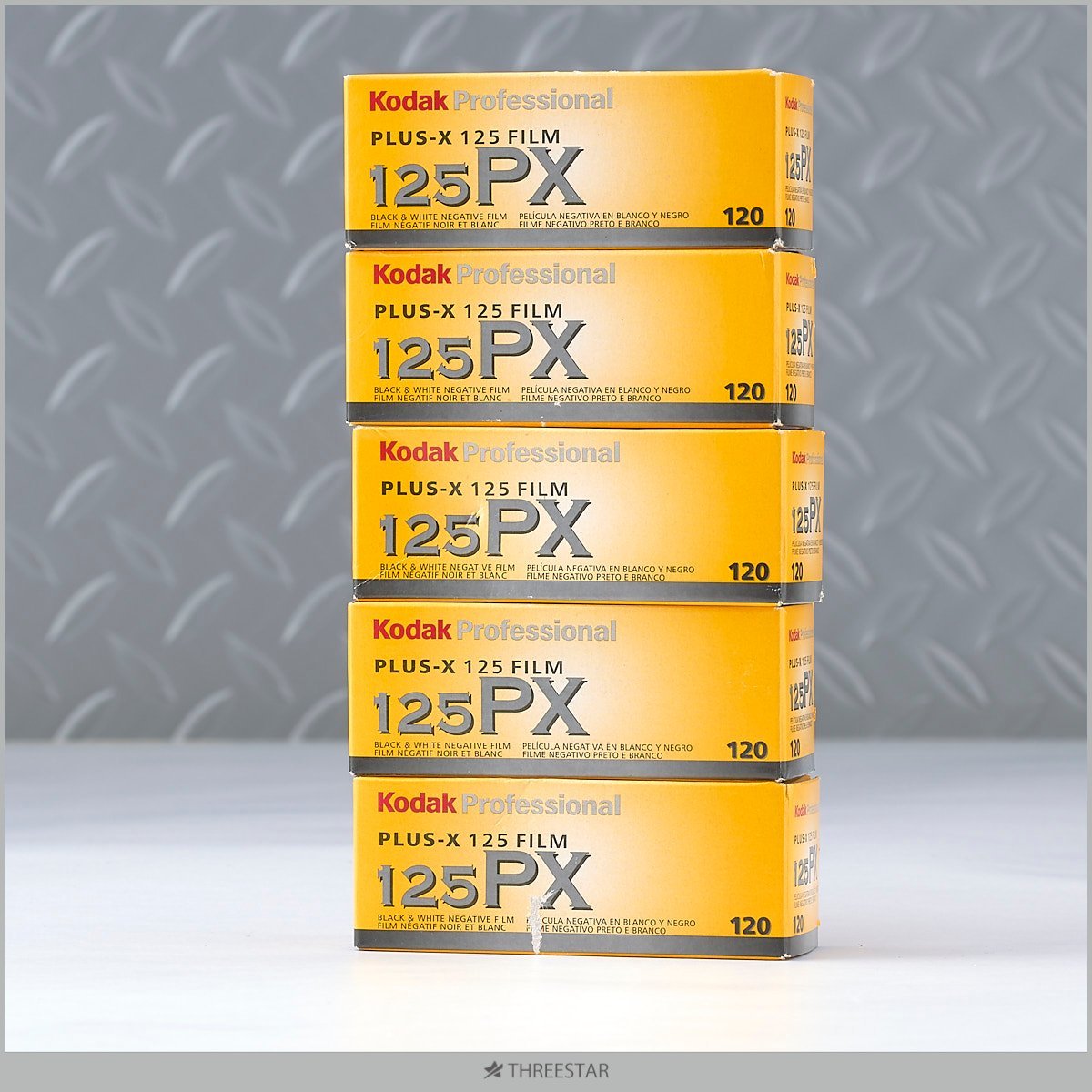 1円～ KODAK コダック PLUS-X 125 FILM 125PX 5本セット 期限切れ モノクロ フィルム 未開封 120 ロールフィルム【1】_画像1