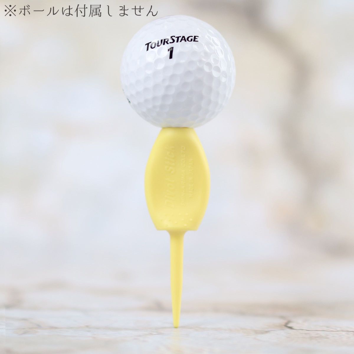 8本セット 日本製 パリティー 通常色 イエロー 黄色 ゴルフボール 跡 ゴルフティー ティーペグ グリーンフォーク b098Ty