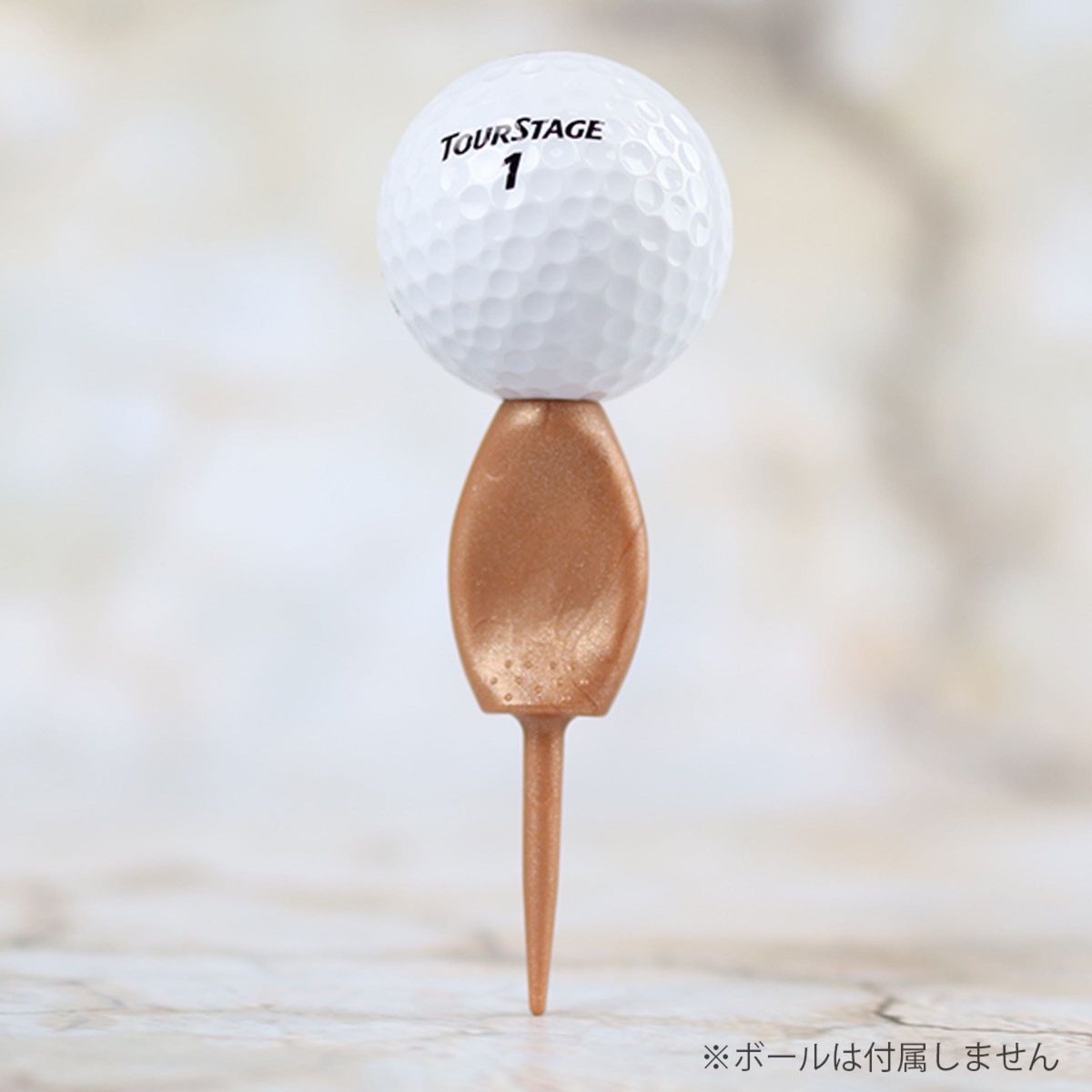 4本セット 日本製 パリティー メタリック ブロンズ ゴルフボール 跡 ゴルフティー ティーペグ グリーンフォーク b098Mo