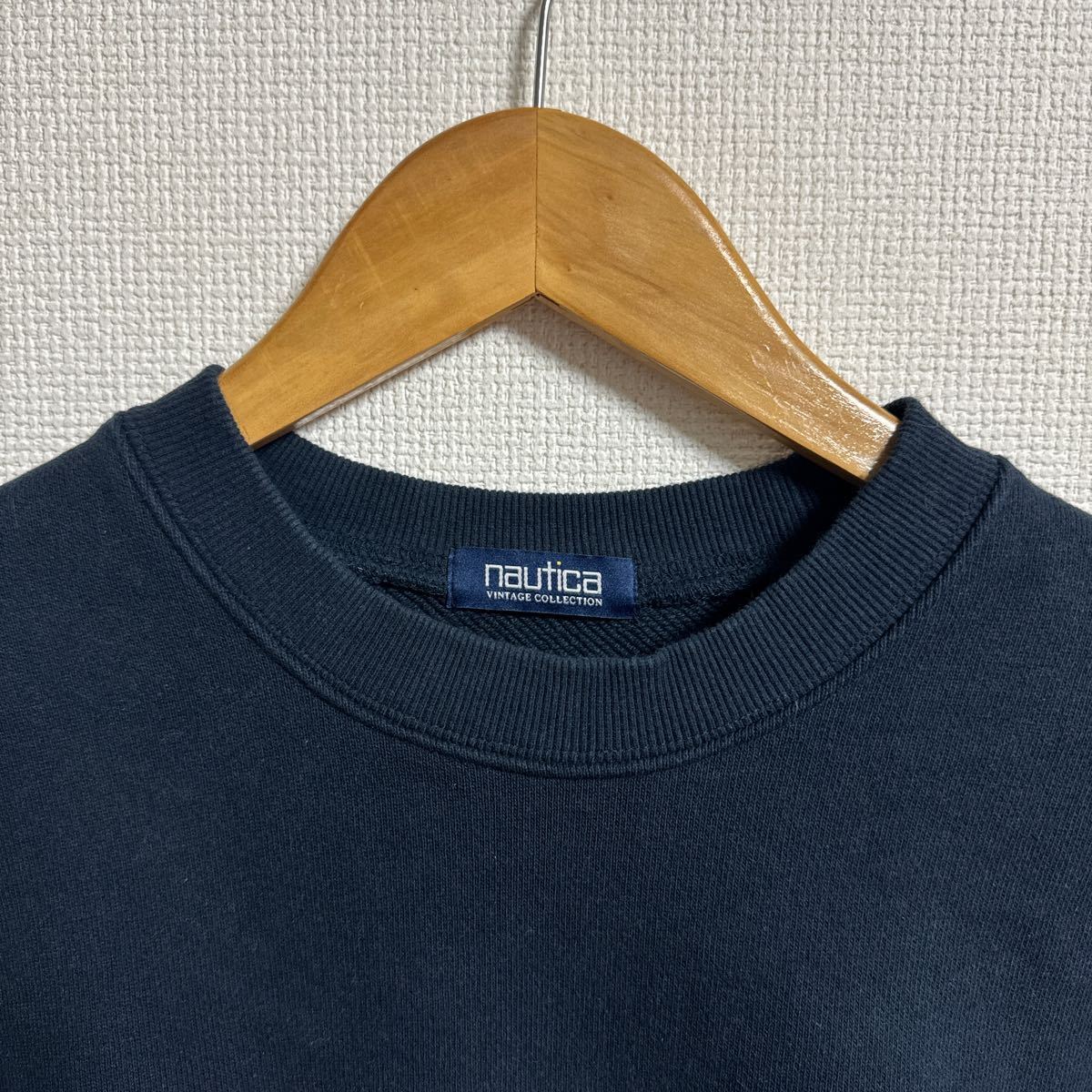 【古着】 NAUTICA/ノーティカ Sweatshirt2.5 ネイビー　XLサイズ　フリークスストア　肉厚　ヴィンテージ加工_画像7