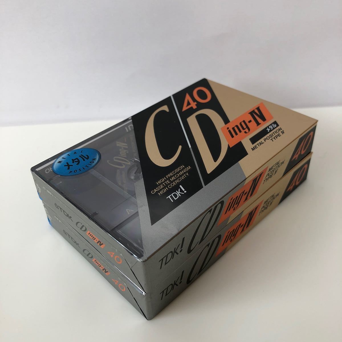 カセットテープ メタル ポジション TDK METAL CDing IV 40分2本(#1)_画像9