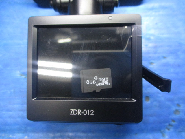 コムテック ZDR-012 ドライブレコーダー マイクロSD-8GB 取付け/取り扱い説明書付属_画像4