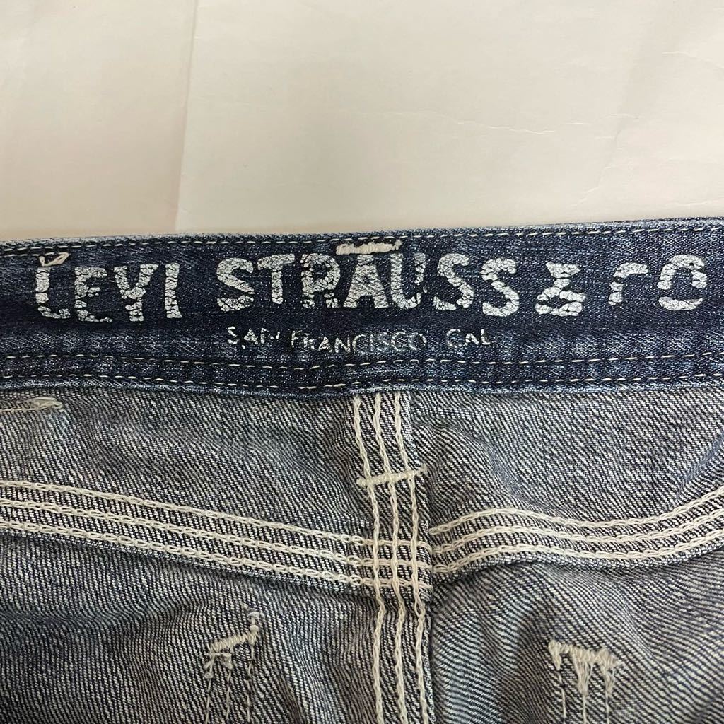 ★Levi's リーバイス★デニム ジーンズ ジーパン パンツ ボトムス スキニー ストレッチ ローライズ スリム 牛革ラベル ブルー 30 /TT7188_画像8