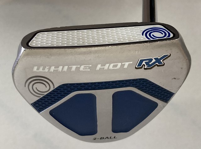 ODYSSEY/WHITE HOT RX 2-BALL V-LINE パター/34インチ_画像1