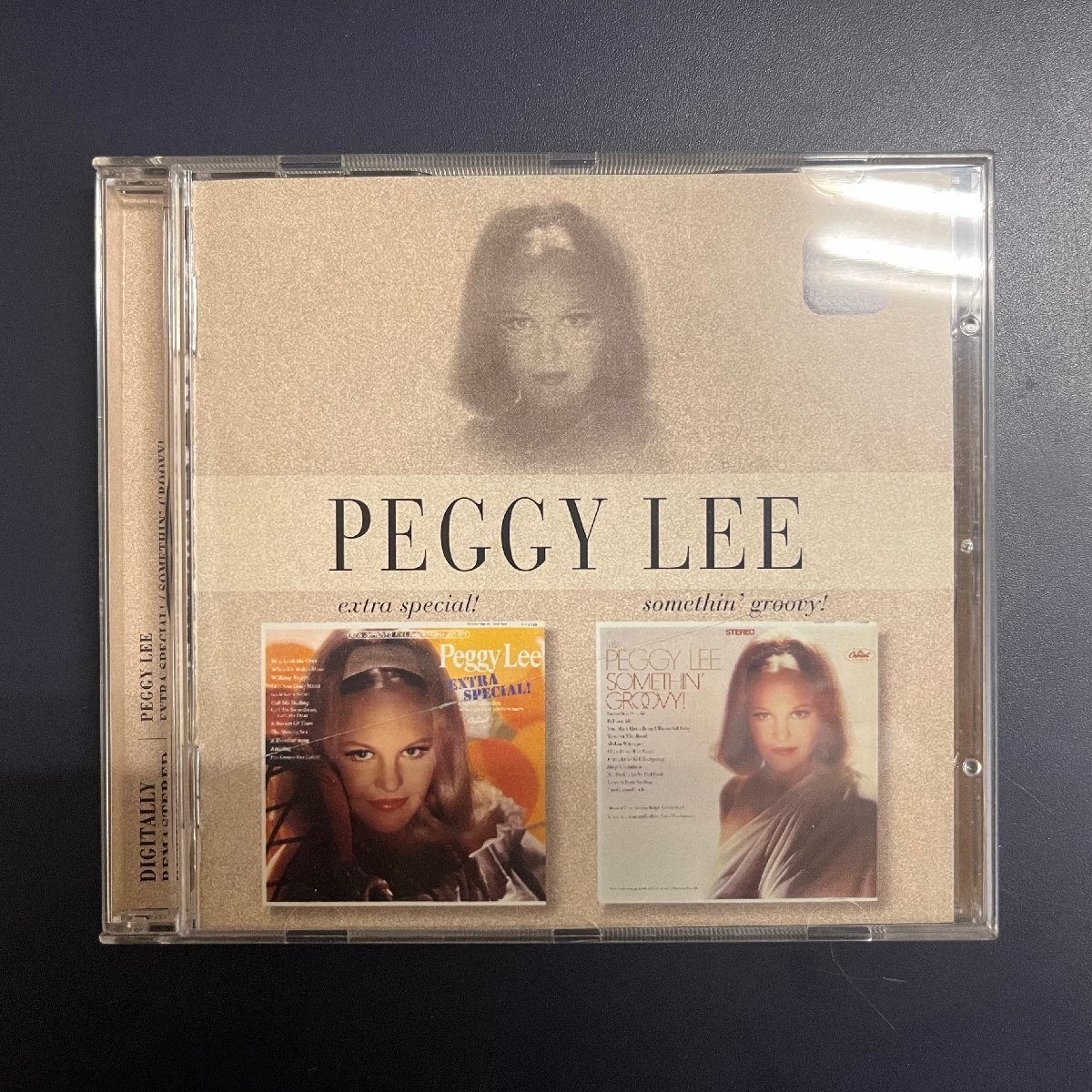 C2423 ; 輸入CD Peggy Lee Extra Special! / Somethin' Groovy! アルバム2枚収録 TWO ON ONE盤 ペギー・リー_画像1