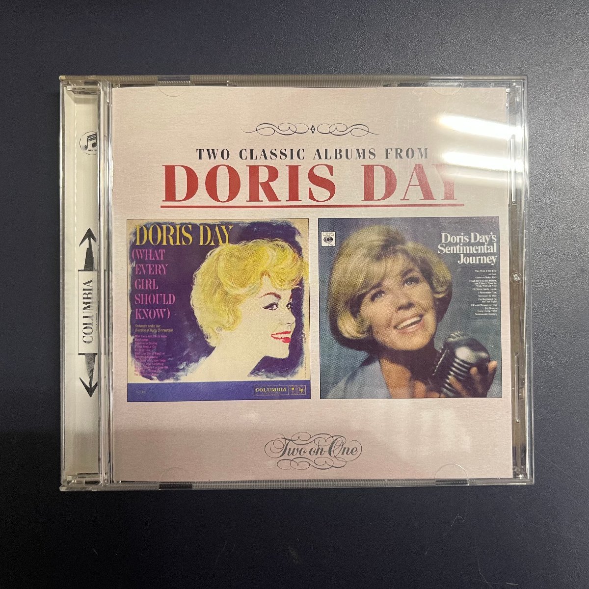 C2436 ; 輸入CD EU盤 Doris Day What Every Girl Should Know / Sentimental Journey アルバム2枚収録 TWO ON ONE盤 ドリス・デイ_画像1