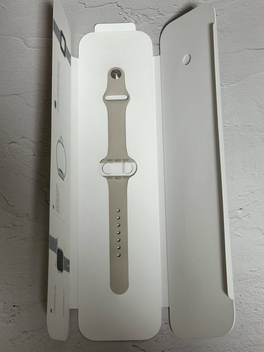 純正 Apple Watch 41mmケース用スターライトスポーツバンド - MKU93FE/A ラバーバンド_画像2