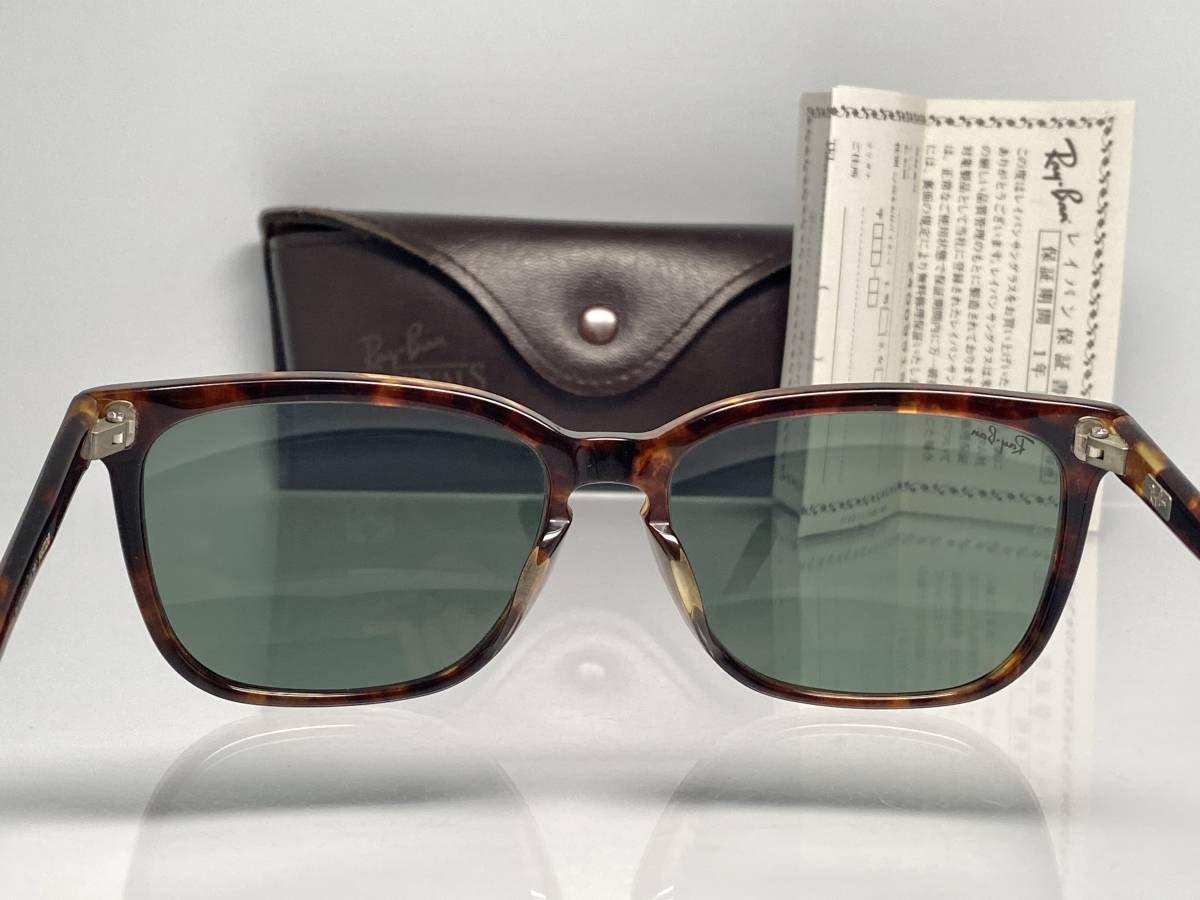 ケース付★B&L RAY-BANボシュロムレイバン CLINTON(#09)クリントン 茶色ブラウントータス鼈甲柄 VINTAGEサングラスUSA製 ウェリントン 90s_画像8