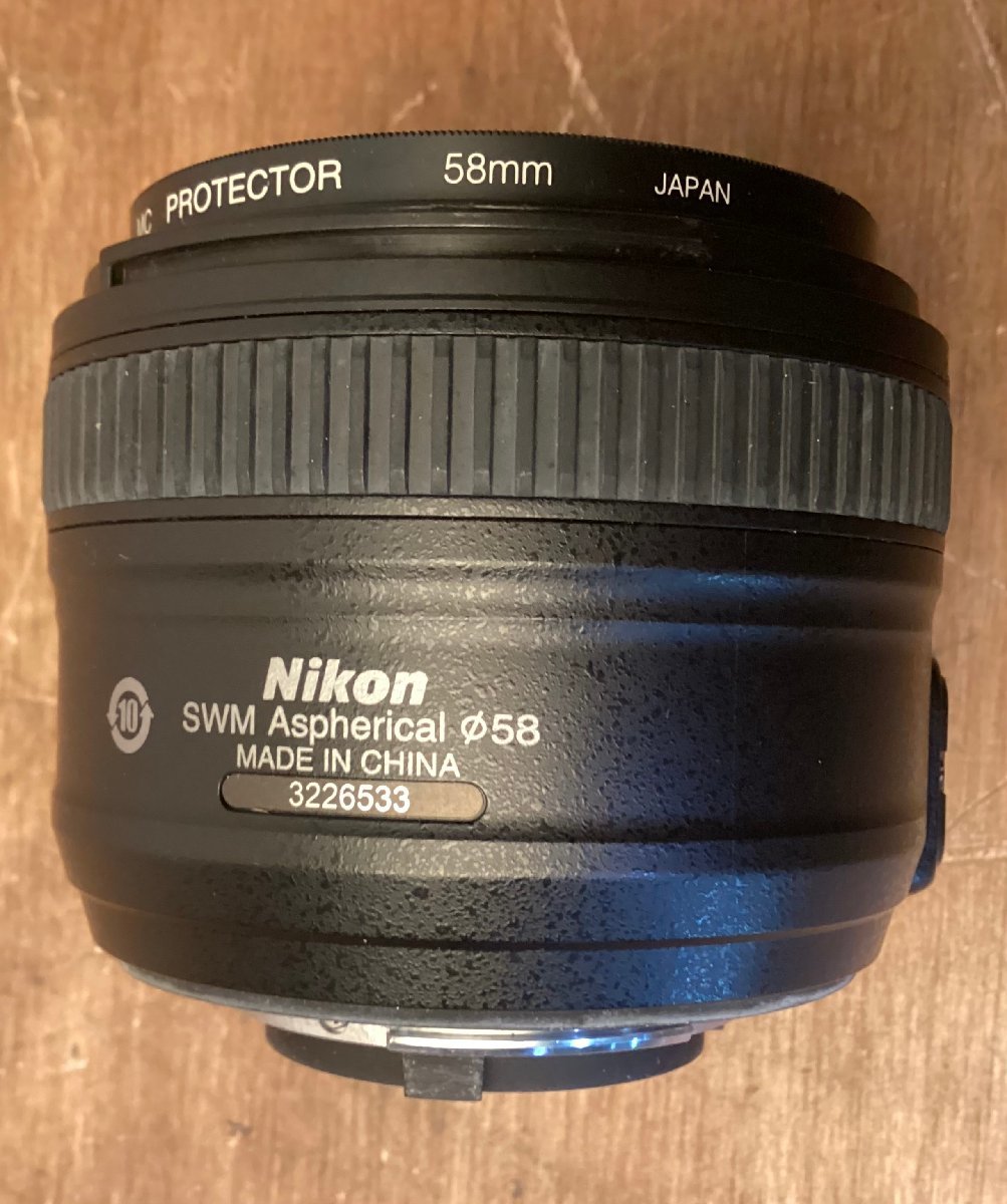 TT-1322 ■送料込■ Nikon ニコン レンズ ZOOM NIKKOR AF-S 50ｍｍ 1.8G LENS カメラ 238g●美品 /くGOら_画像9