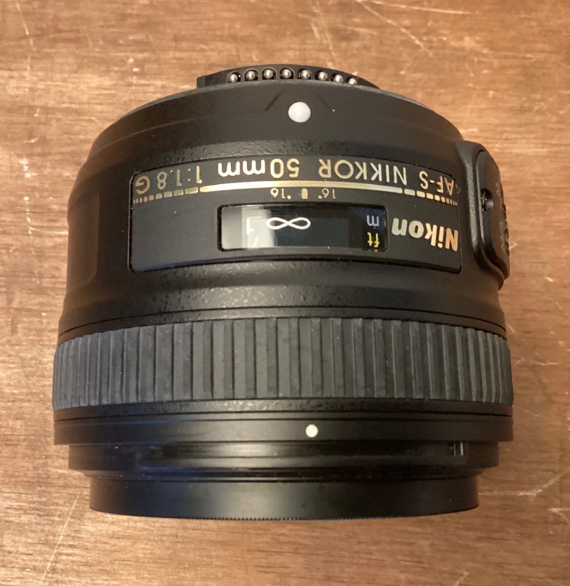 TT-1322 ■送料込■ Nikon ニコン レンズ ZOOM NIKKOR AF-S 50ｍｍ 1.8G LENS カメラ 238g●美品 /くGOら_画像10