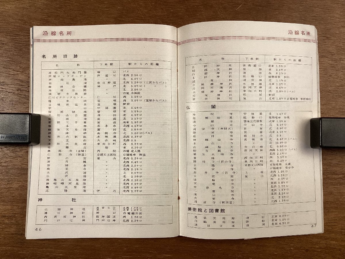 RR-5933■送料込■阪急 ‘62 都市鉄道略図 通信 信号施設 電力設備 電車 本 写真 古本 冊子 古書 古文書 印刷物 昭和37年10月/くOKら_画像9