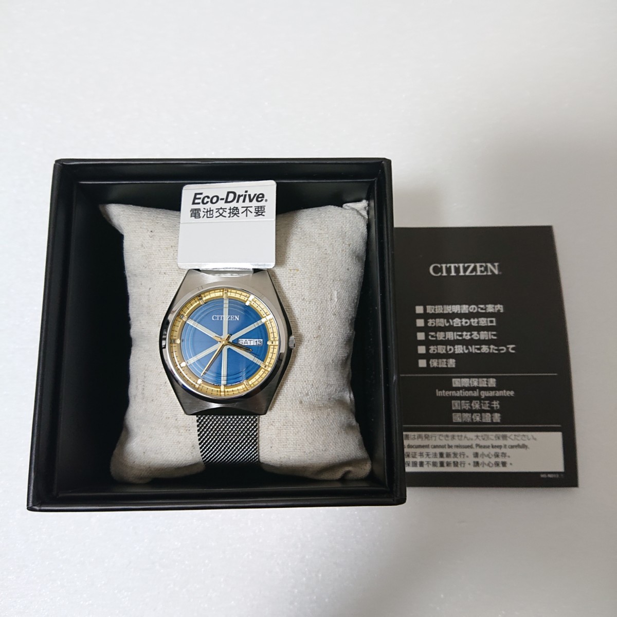 新品未使用 シチズン レコードレーベル BM8541-82L エコ・ドライブ プロトタイプデザイン Eco-Drive PROTO_画像2