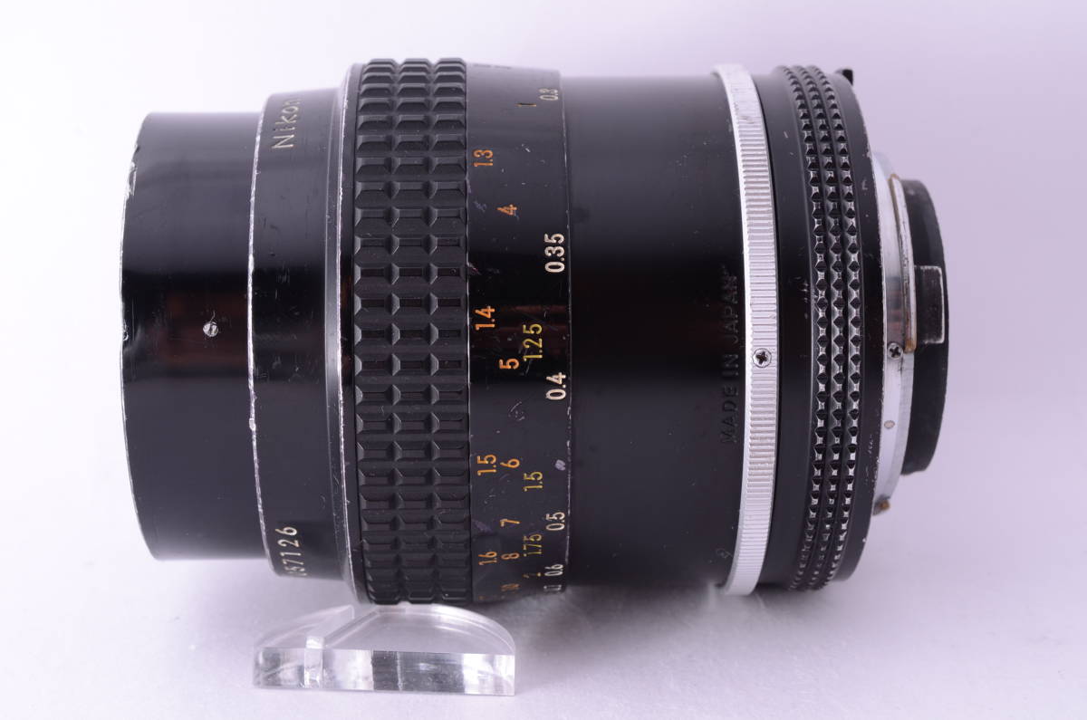 Nikon Ai NIKKOR 55mm f/3.5 Micro Manual Focus Lens SLR Camera MF ニコン 単焦点 レンズ 一眼レフ カメラ マニュアル NL-00047_画像4