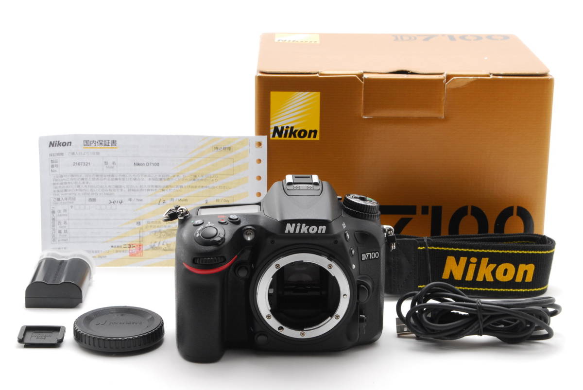 [極上美品, 元箱] Nikon D7100 Digital SLR Camera Body ニコン デジタル 一眼レフ カメラ ボディ NB-00203_画像1