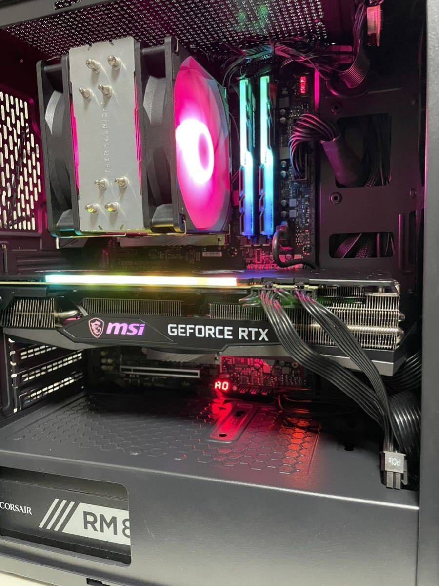 [美品] [ゲーミングPC]i9 9900ks Nvme 500G 16G DDR4 gigabyteZ390 (放熱装甲付き) WIFI MSI RTX3070 Windows11 PRO 爆速 RGB 高性能_画像1