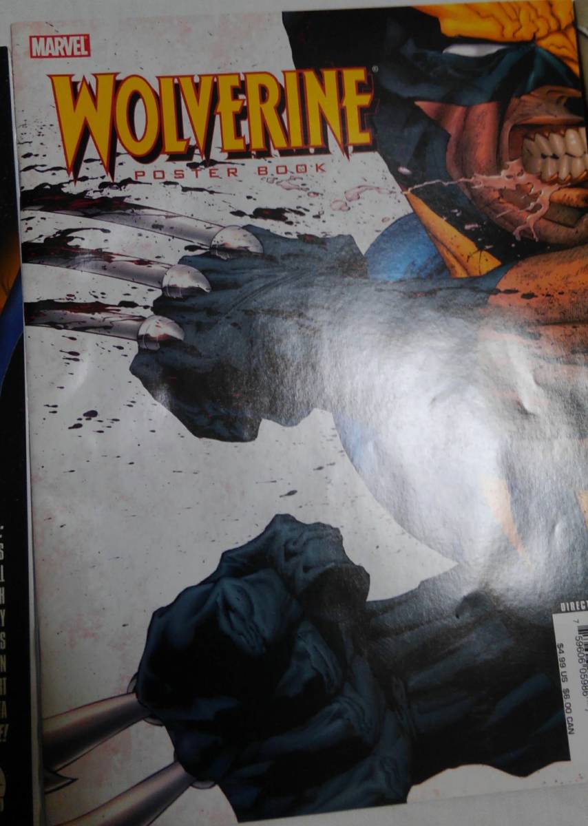 MARVEL WOLVERINE WEAPON X 100 PROJECT WOLVERINE X-MEN POSTER BOOK 計3冊 ウルヴァリン X-メン ポスター アメコミ_画像4