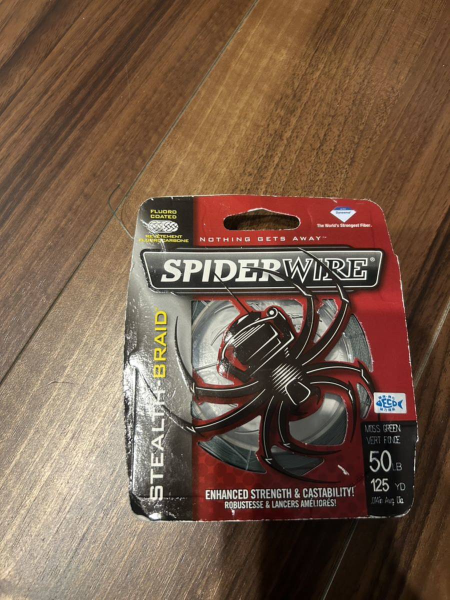 Spider Wire 50lb PE / 125ヤード ステルスブレイド スパイダーワイヤー フロッグゲーム　キムケン_画像1