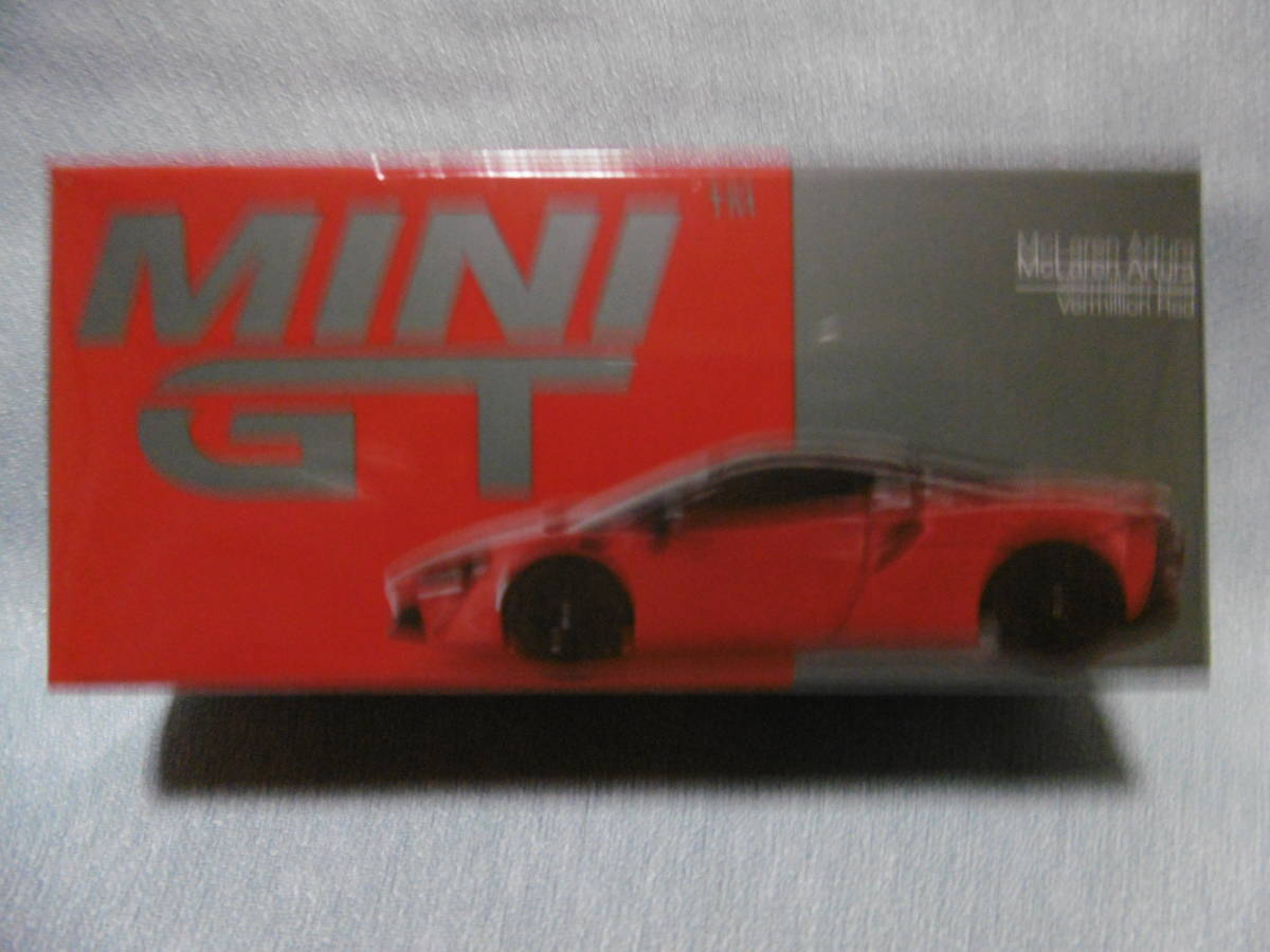 未開封新品 MINI GT 532 McLaren Artura Virmillion Red 左ハンドル_画像1